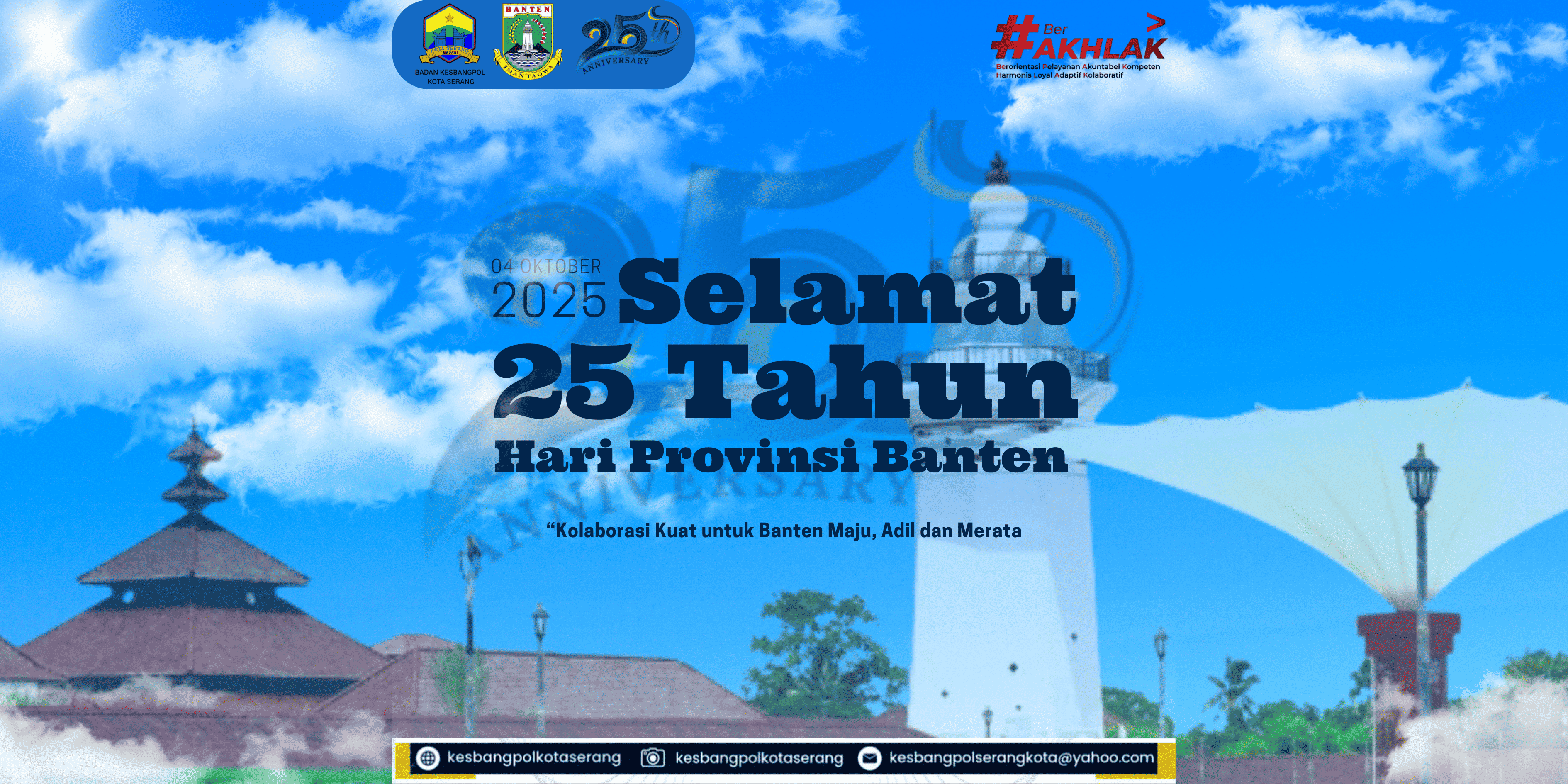 SELAMAT HARI JADI PROVINSI BANTEN YANG KE 25