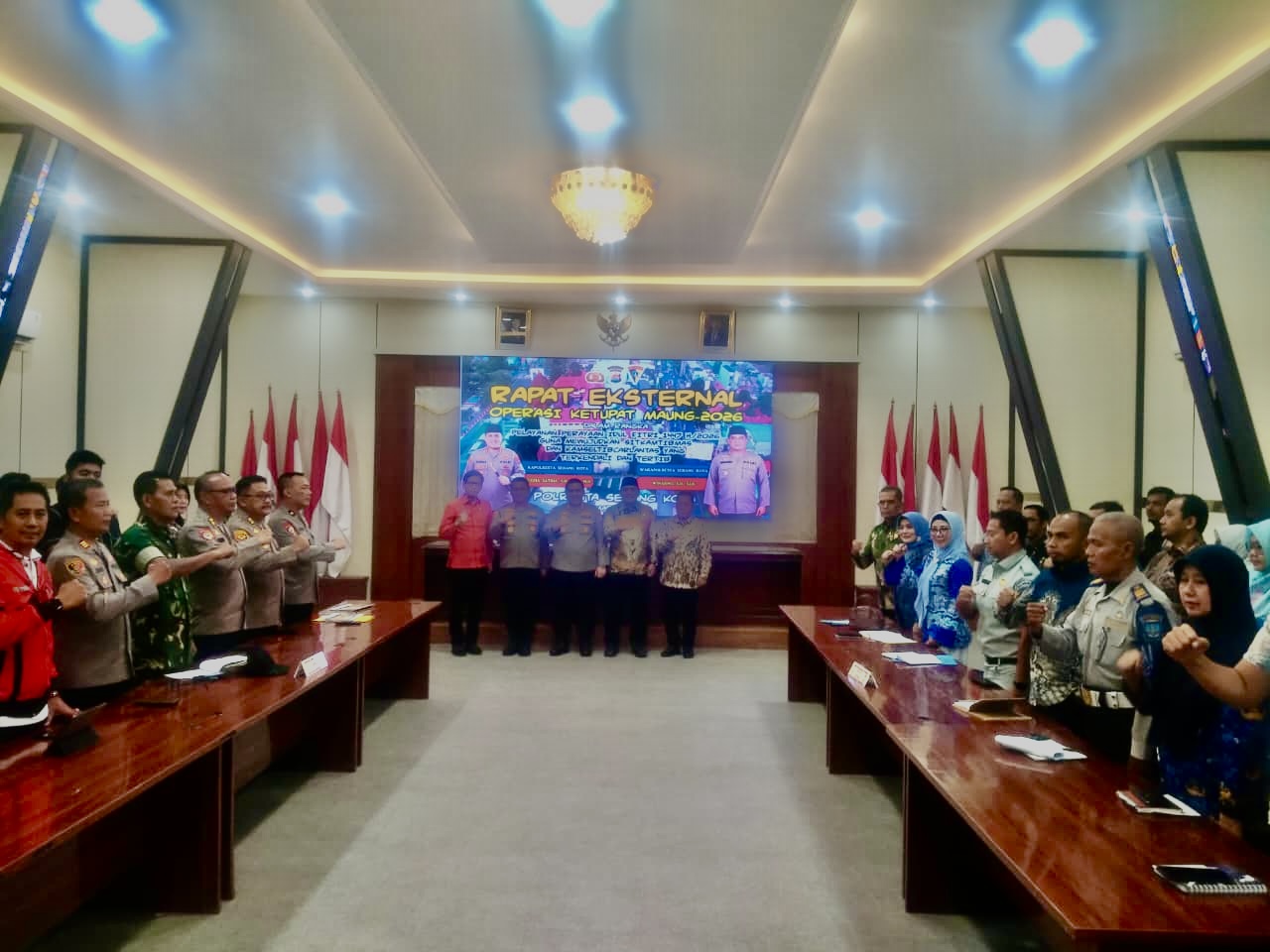 Badan Kesbangpol Kota Serang hadiri rapat koordinasi Operasi Ketupat Maung 2026