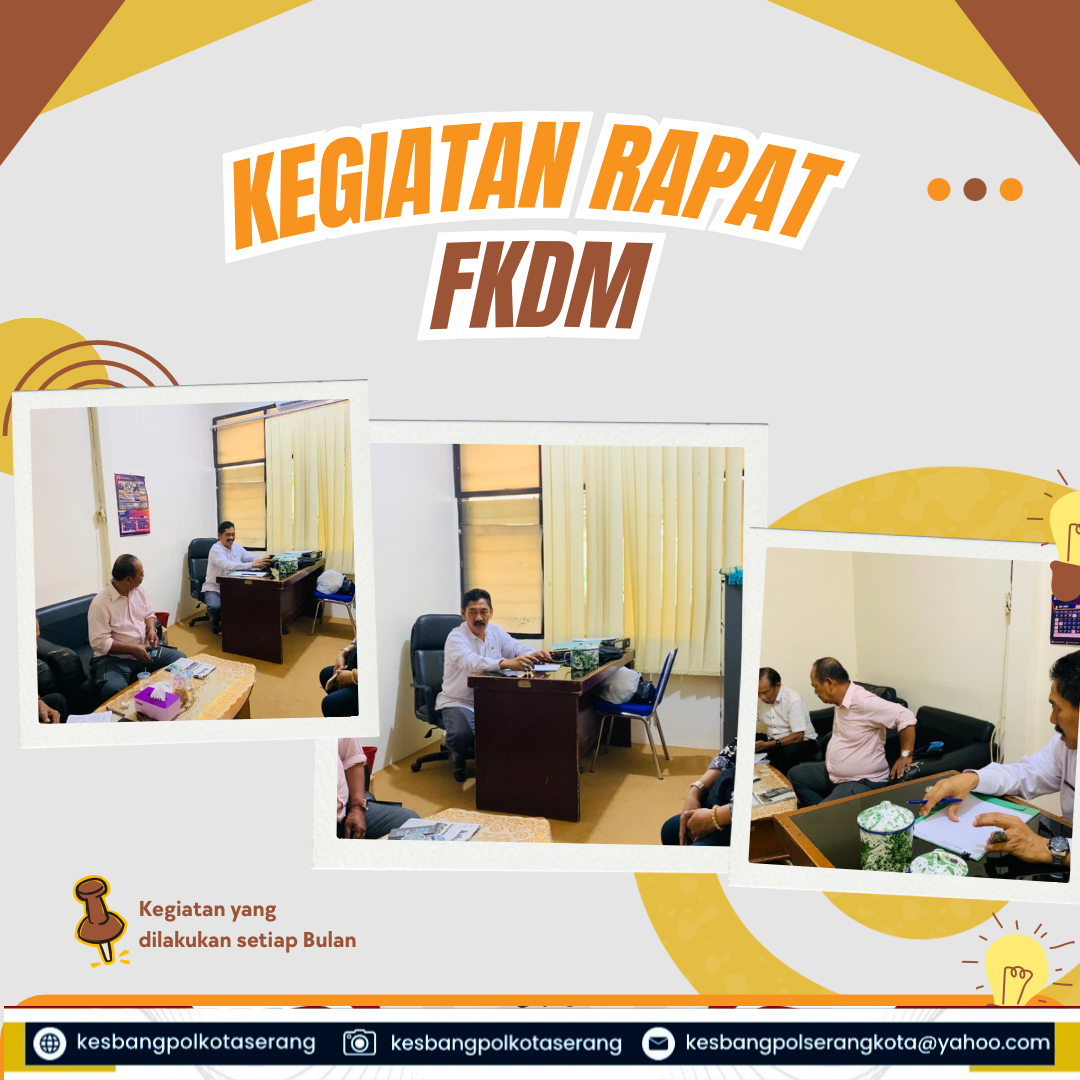 FKDM Kota Serang Gelar Rapat Rutin Bulanan Bahas Isu Strategis dan Deteksi Dini Konflik Sosial