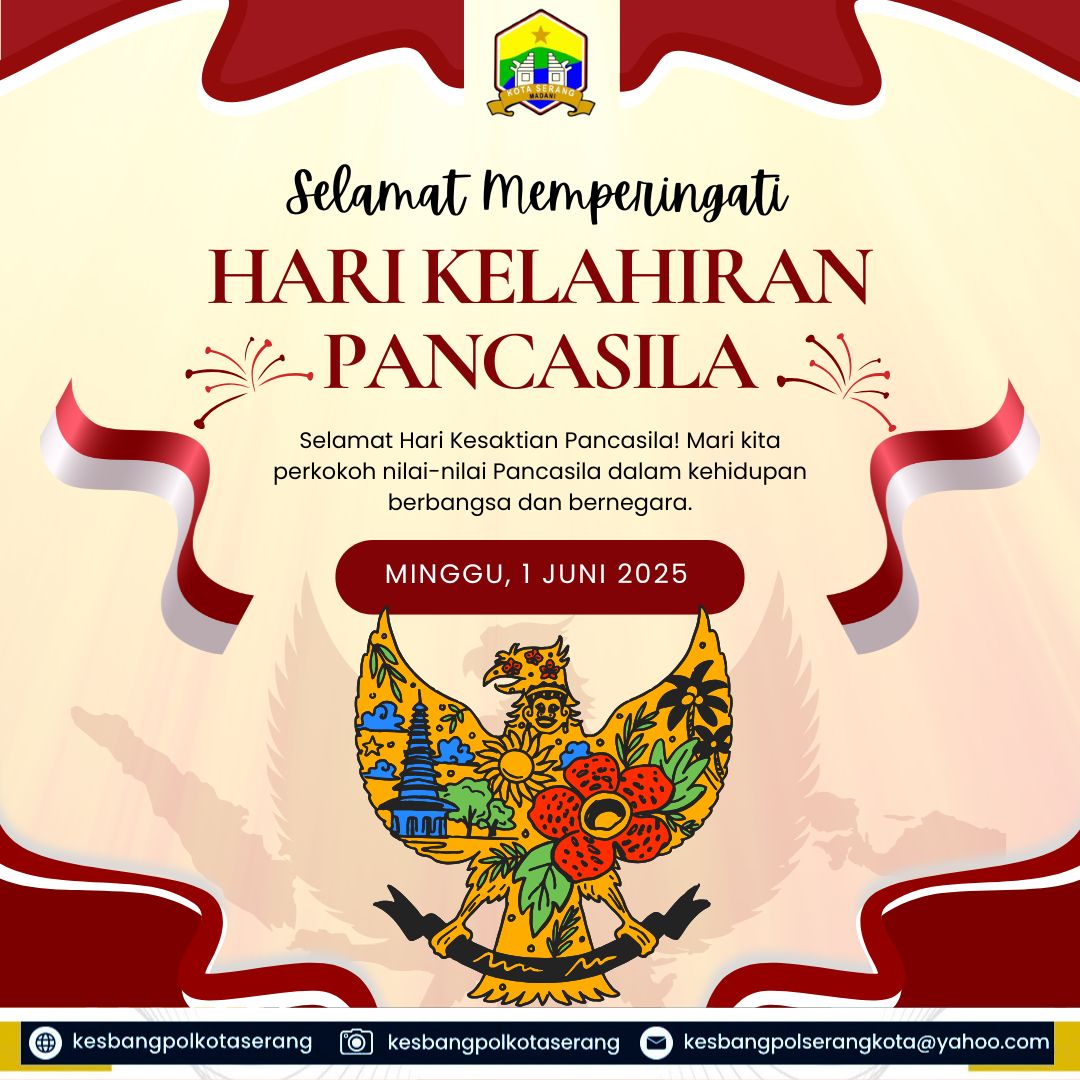 SELAMAT MEMPERINGATI HARI KELAHIRAN PANCASILA