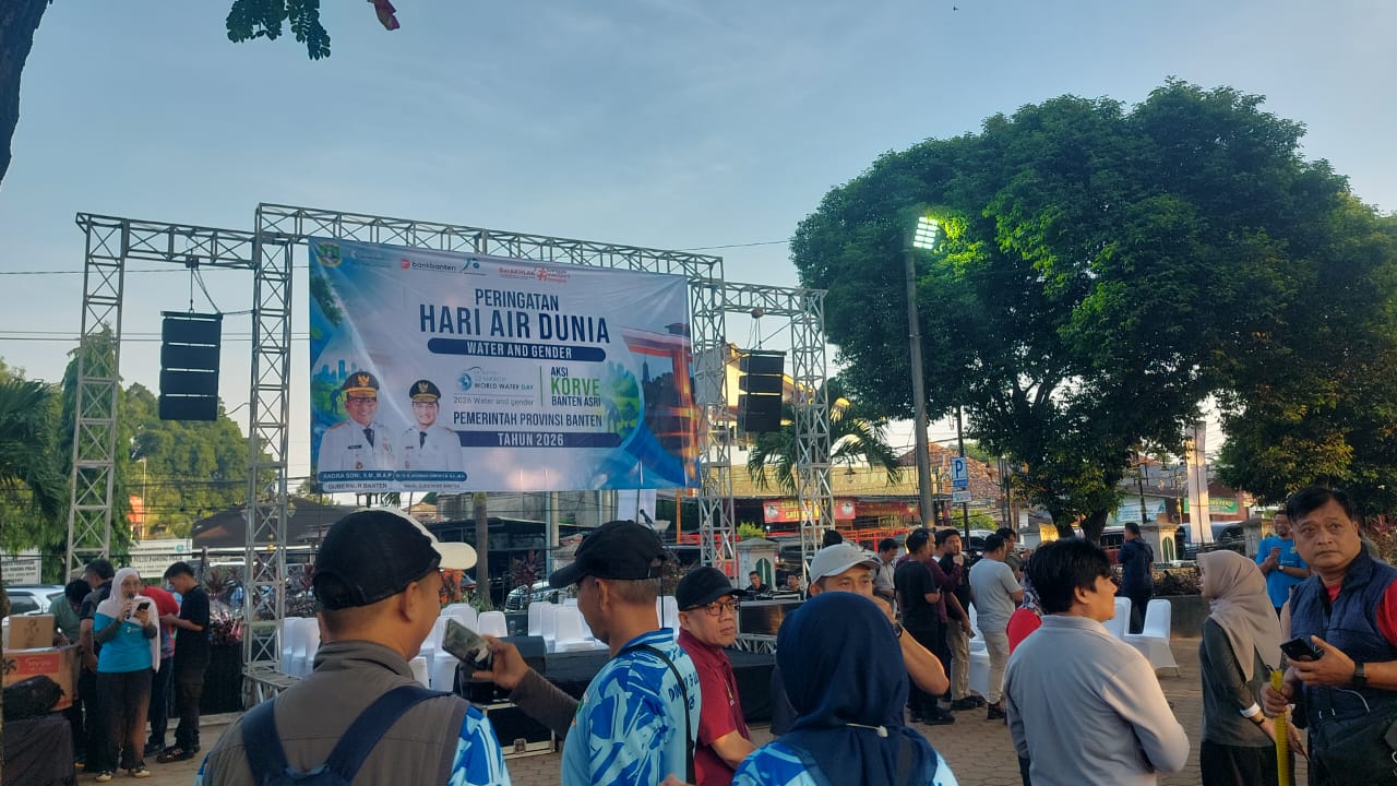 Kesbangpol Kota Serang Ikuti Aksi Korve Banten Asri Dalam Mewujudkan Lingkungan Bersih dan Aman