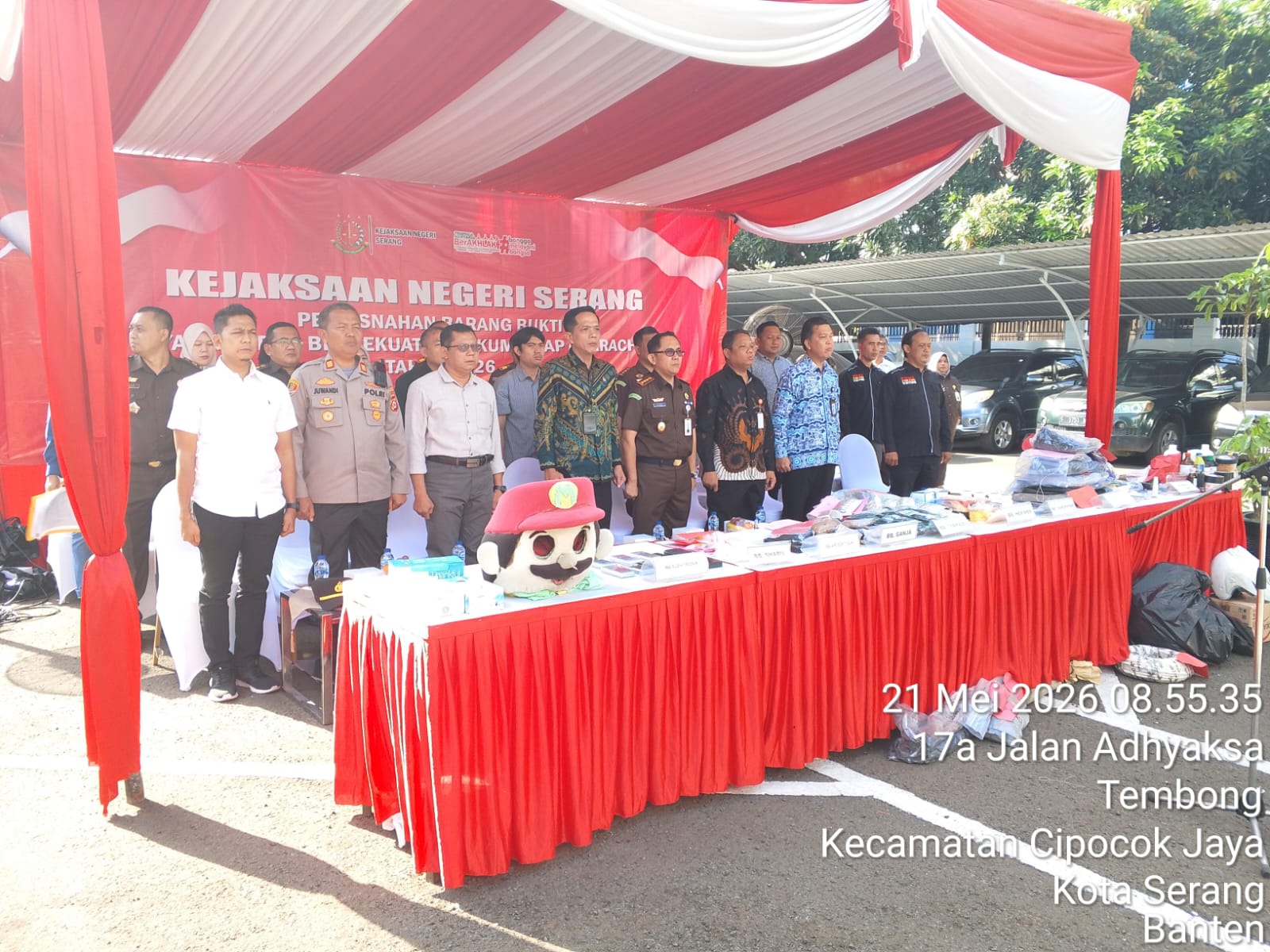 Monitoring Pemusnahan Barang Bukti Yang Telah Mempunyai Kekuatan Hukum Tetap (Incrah) Di Kejaksaan Negeri Serang Tahun 2026